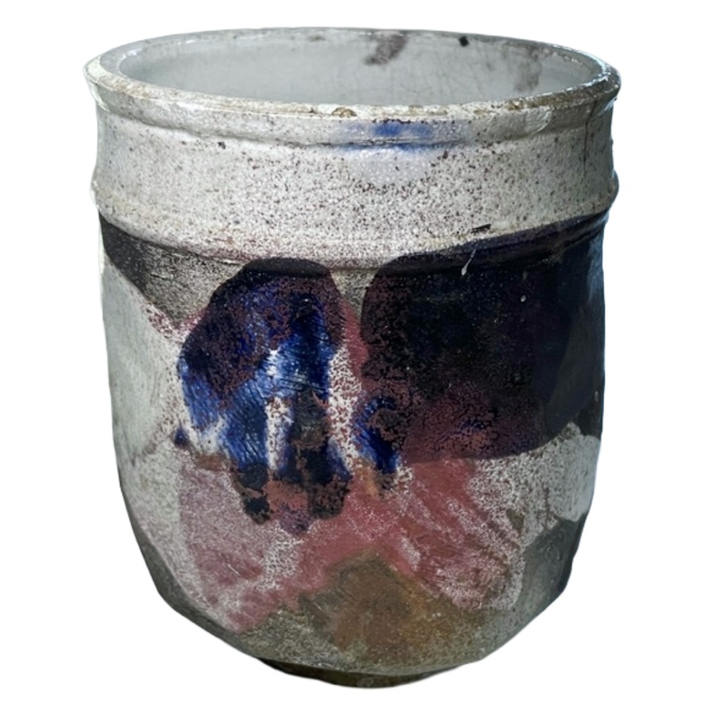 Handmade Ceramic Pot - Japanese Raku Pottery Inspired